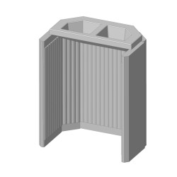 Šamotová komora komplet MERU 